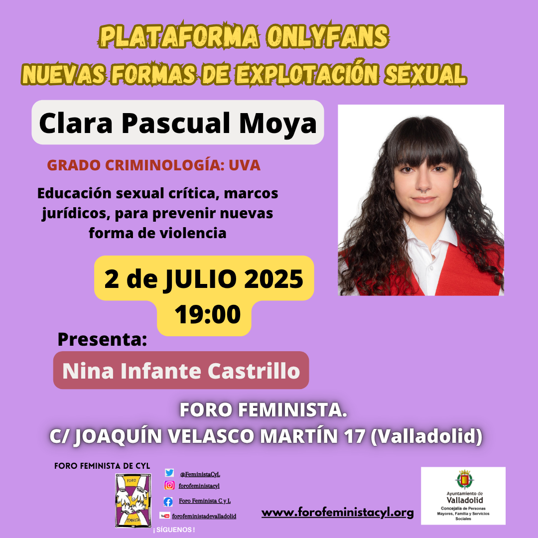 PLATAFORMA ONLYFANS. NUEVAS FORMAS DE EXPLOTACION SESUAL