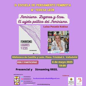 FEMINISMO. LUGARES Y ECOS. EL SUJETO POLÍTICO DEL FEMINISMO
